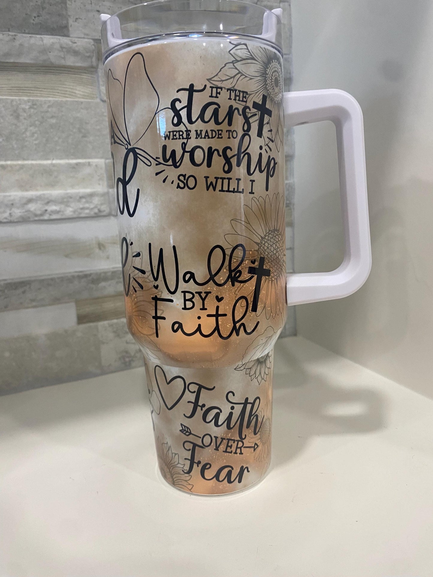 I am a child of God tumbler. Bible verse 40 oz tumbler. Bible verse inspired Tumbler. Christian mug gift.