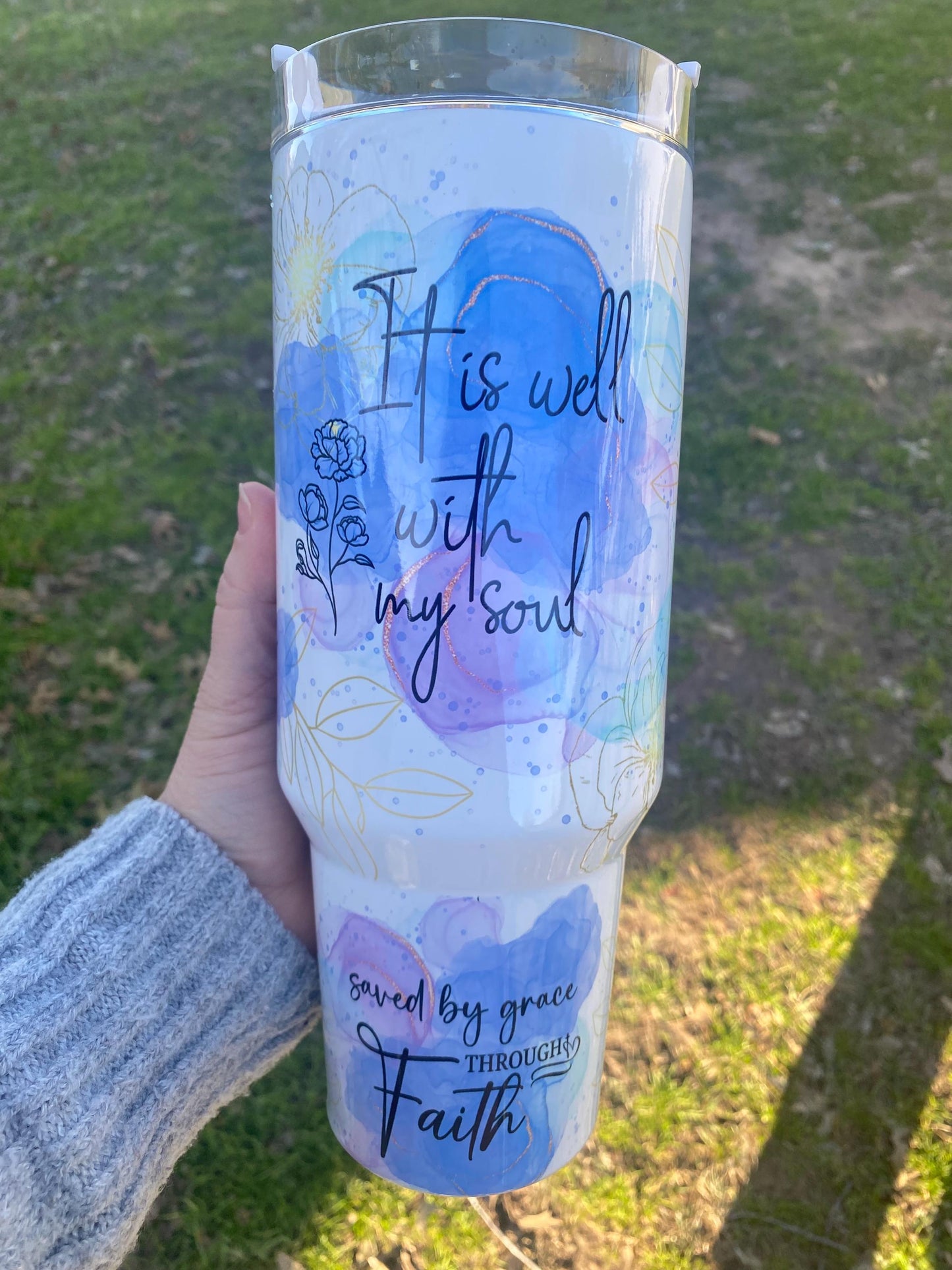 Faith affirmation.Bible verse 40 oz tumbler. Bible verse tumbler. Made to worship Christian mug. Christian tumbler. Bible verse-inspired mug