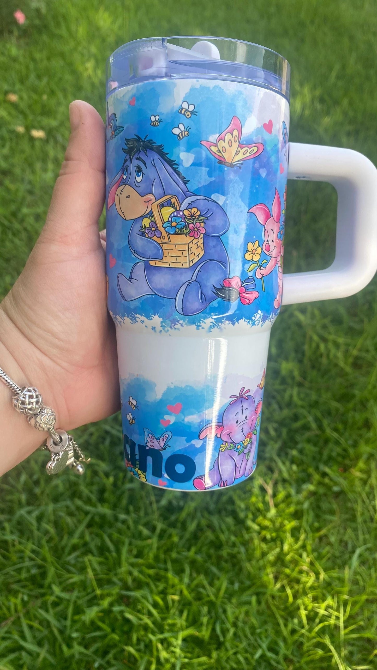 kids tumbler 14 oz. personalized kids cup. Winnie the Pooh tumbler