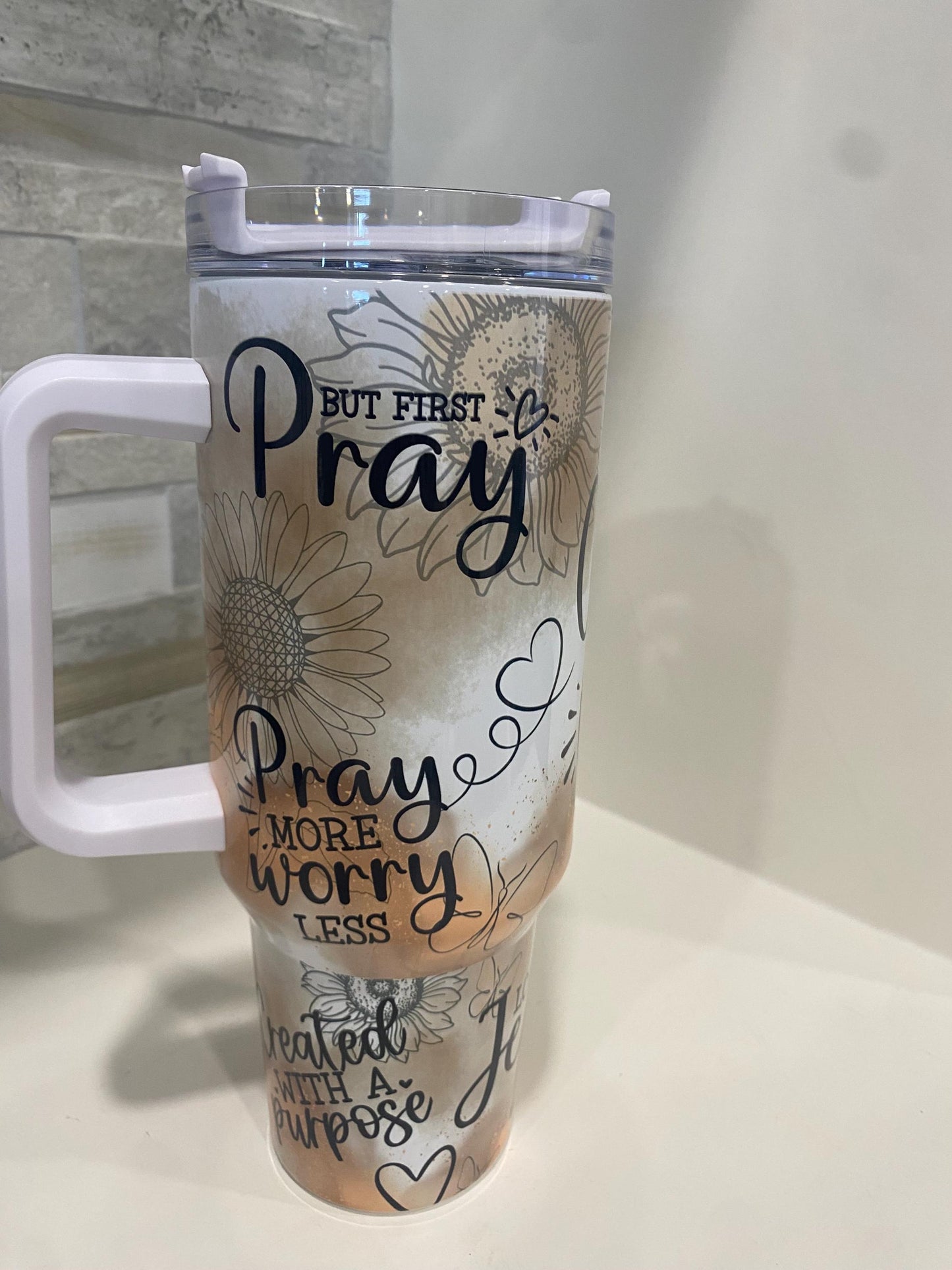 I am a child of God tumbler. Bible verse 40 oz tumbler. Bible verse inspired Tumbler. Christian mug gift.