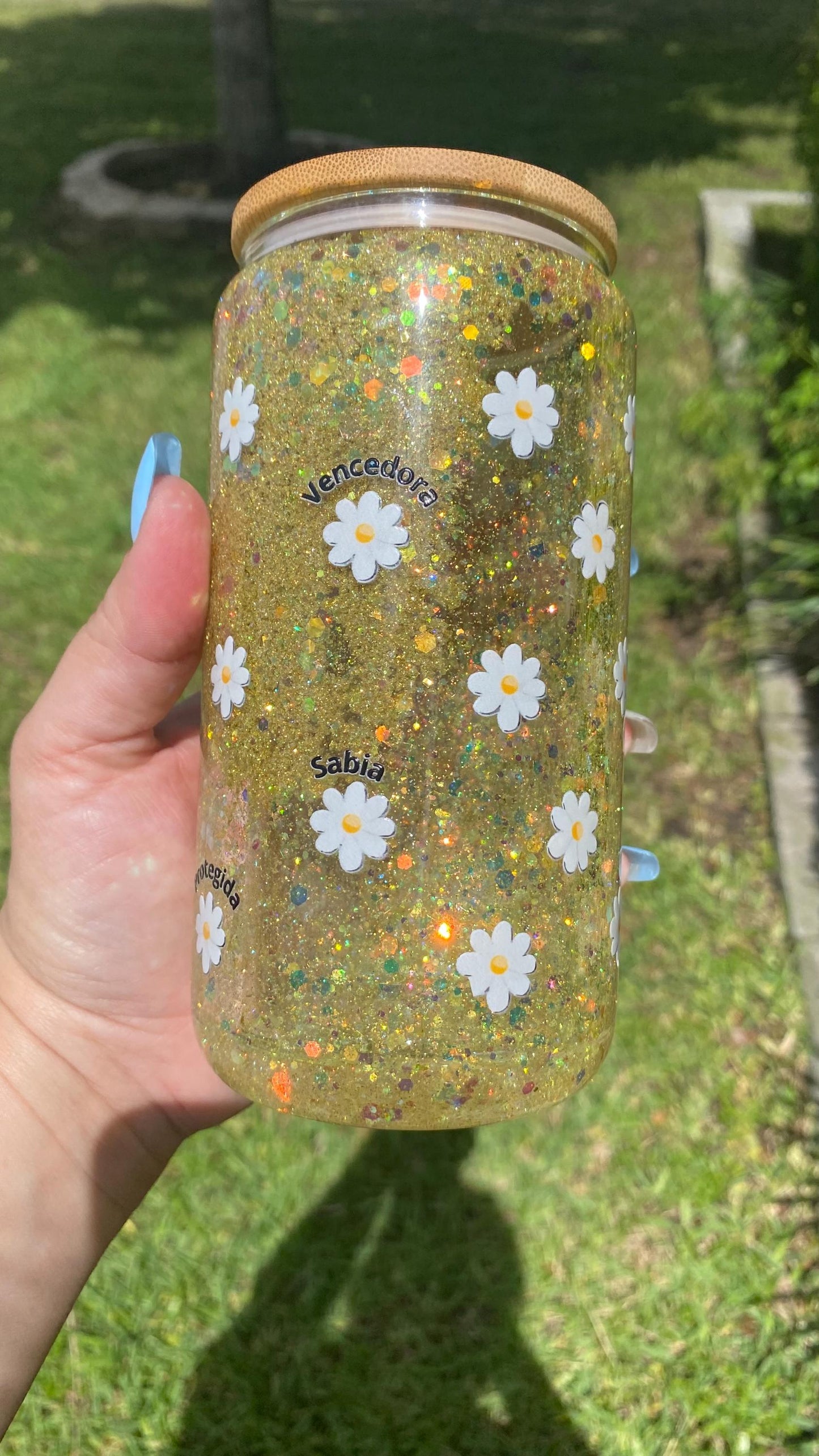 Bible inspire snow globe tumbler. 16 oz tumbler. Glass cup. Inspirational Bible snow globe. Christian cup