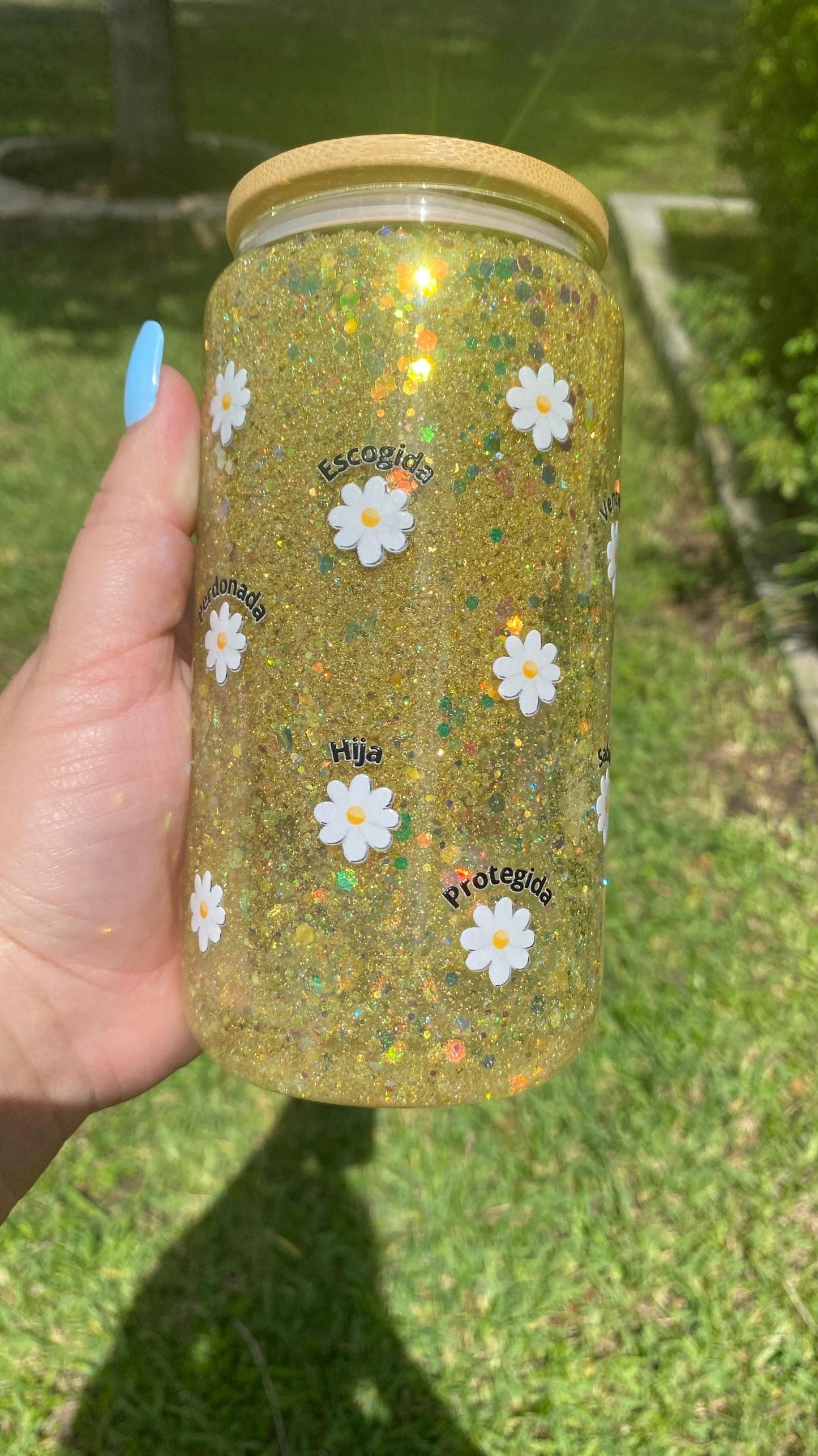 Bible inspire snow globe tumbler. 16 oz tumbler. Glass cup. Inspirational Bible snow globe. Christian cup